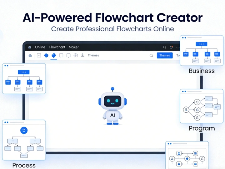Create Professional Flowcharts Online with AI