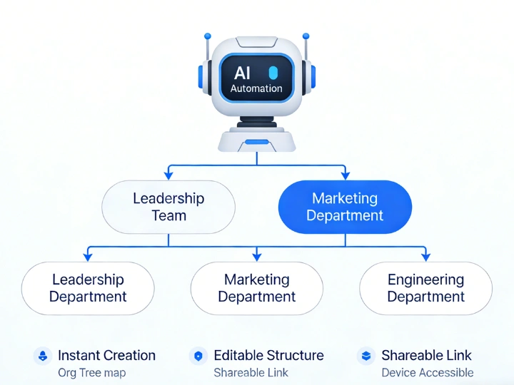 What is FlowChartAI’s Organizational Chart Maker?