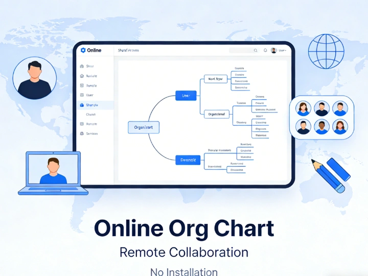 Online Org Chart Generation for Remote Collaboration