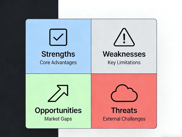Visualize Strategy with Clear SWOT Diagrams