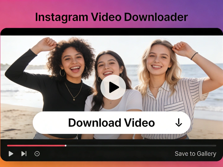 Convertissez des vidéos Instagram en MP4 sans filigrane