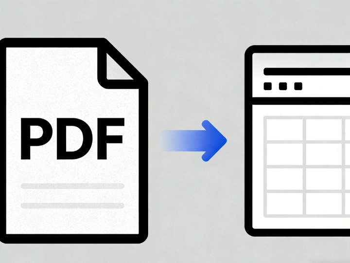 Instant PDF to Excel Conversion