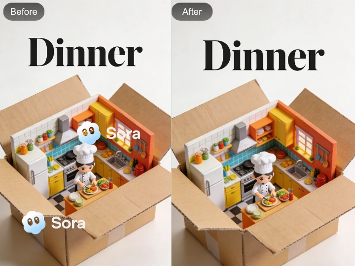 Sora 2 AI Watermark Remover Online Free