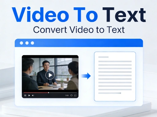 Instant Free Video To Text Conversion Online